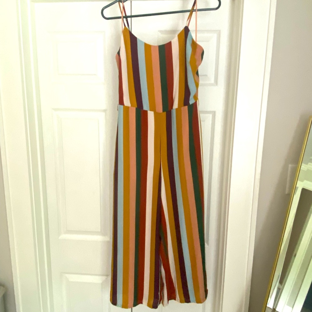Lily Black Stripe Jumpsuit